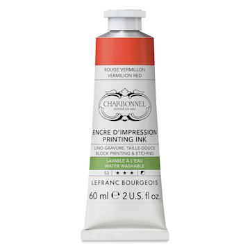 Open in modal - Charbonnel Water Washable Printing Ink - Vermilion Red, 60 ml