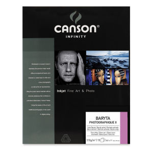 Canson Infinity Baryta Photographique II Inkjet Paper - Front cover of pad shown