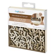 Craft Medley Mini Wood Letter Sets