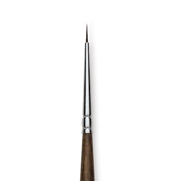 Open in modal - Blick Studio Natural Squirrel Brush - Round, Black Handle, 3/0 close up
