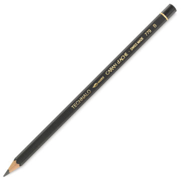 Technalo Water Soluble Graphite Pencil - Single pencil shown at angle