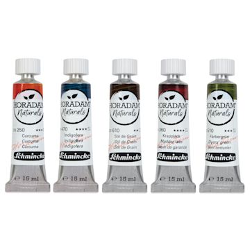 Open in modal - Schmincke Horadam Naturals Watercolor Tubes - Botanical Colors, Set of 5, 15 ml