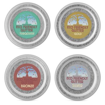 Open in modal - Natural Earth Paint Eco-Friendly Cosmetic Glitter - Set of 4, Assorted Colors, 10 g