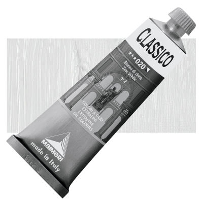 Maimeri Classico Oil Color - Zinc White, 60 ml tube