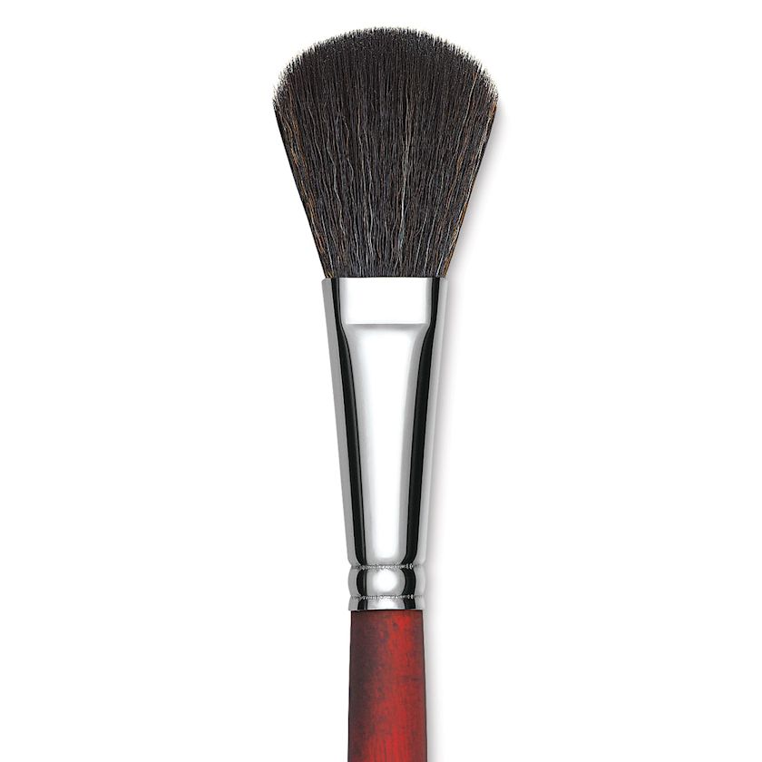 Princeton Velvetouch Series 3950 Synthetic Brush Oval Mop, Size 3/4