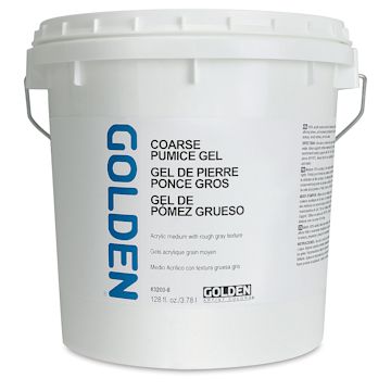 Open in modal - Golden Pumice Gel Medium - Coarse, 128 oz tub