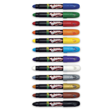 Crayola Twistables Slick Stix - Set of 12 shown horizontally