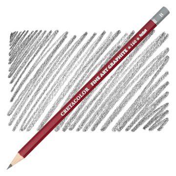 Open in modal - Cretacolor Fine Art Graphite Pencil - B pencil and swatch