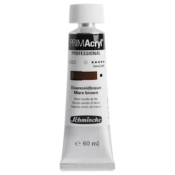 Open in modal - Schmincke Primacryl Professional Acrylic Paint - Mars Brown, 60 ml Tube