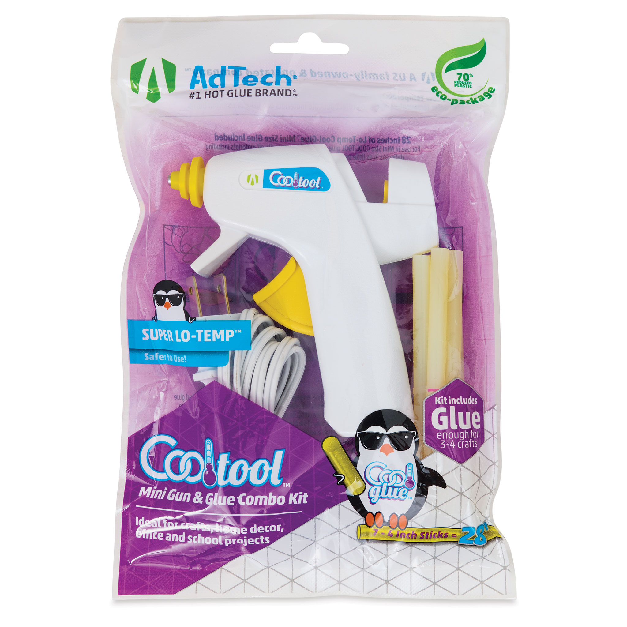 AdTech Ultra Low-Temp Cool Tool, Mini Hot Glue Gun for Safe Crafting, Children and Kids