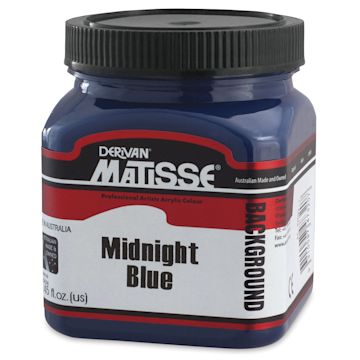 Open in modal - Matisse Background Colors Acrylic Paint - Midnight Blue, 250 ml