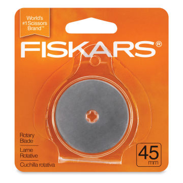 Fiskars Comfort Loop Rotary Cutter - Front of blister package of Replacement Blade