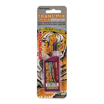 Open in modal - Koh-I-Noor Trans-Mix Media Brilliant Ink - 3/4 oz, Carmine