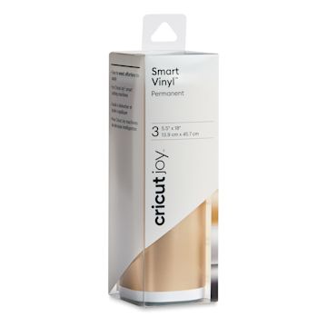 Open in modal - Cricut Joy Permanent Smart Vinyl - Elegance, Matte Metallic, Sampler, 5-1/2" x 18", 3 Sheets (In packaging)