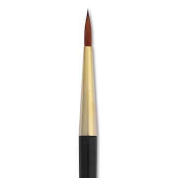 Open in modal - Isabey Isagold Synthetic Brush - Round, Short Handle, Size 5, close-up