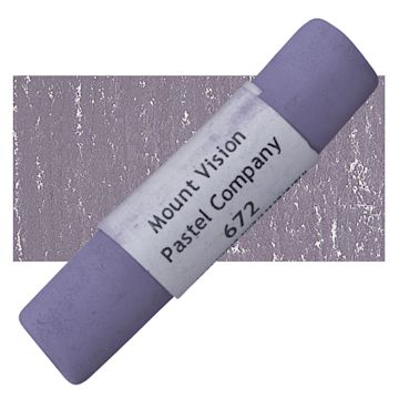 Open in modal - Mount Vision Handmade Pastel - Thunderstorm Violet 672 pastel and swatch