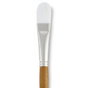Grumbacher Bristlette Brush - Filbert, Long Handle, Size