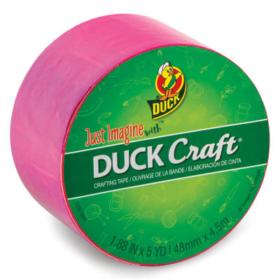 ShurTech Duck Mirror Crafting Tape - Pink Mirror, 1.88" x 5 yd (In package)