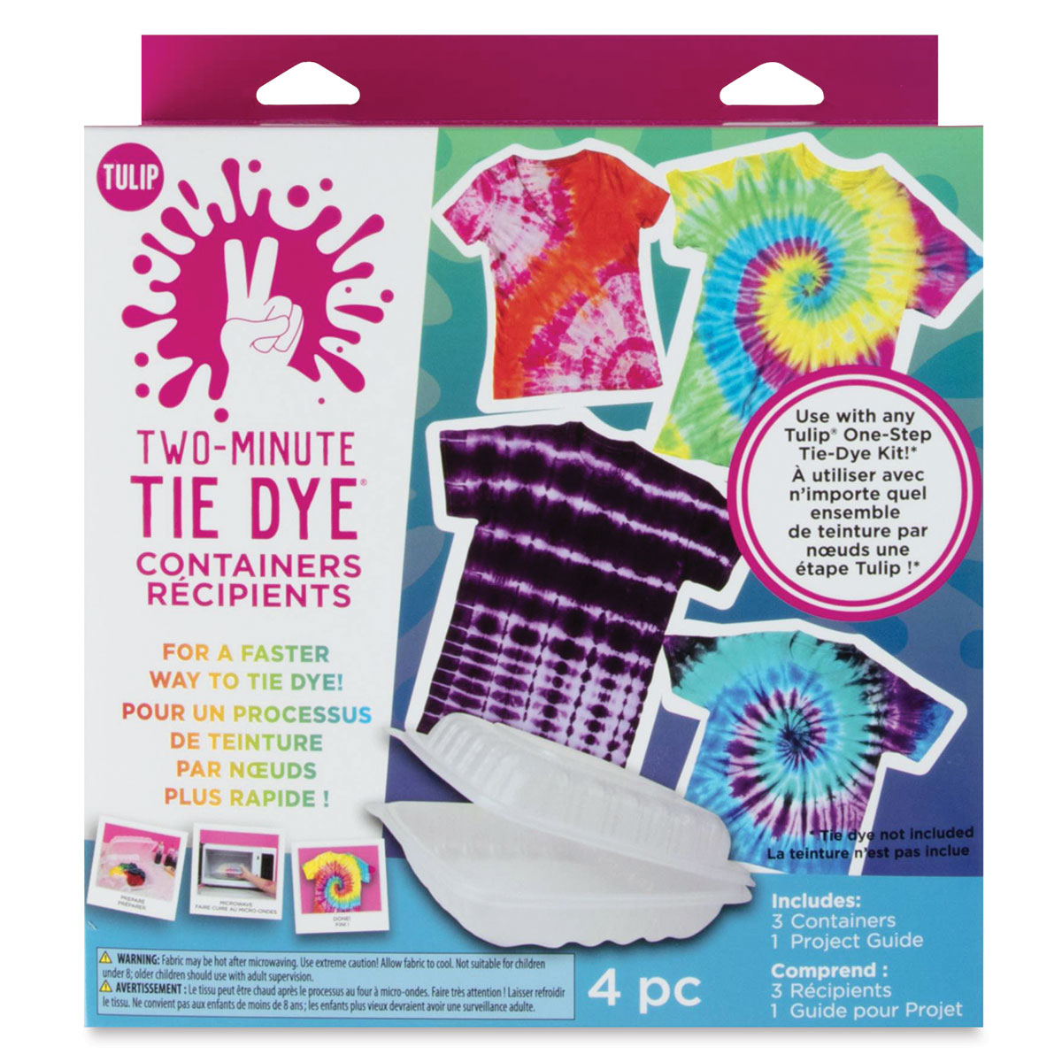 Tulip Two-Minute Tie-Dye Containers | BLICK Art Materials