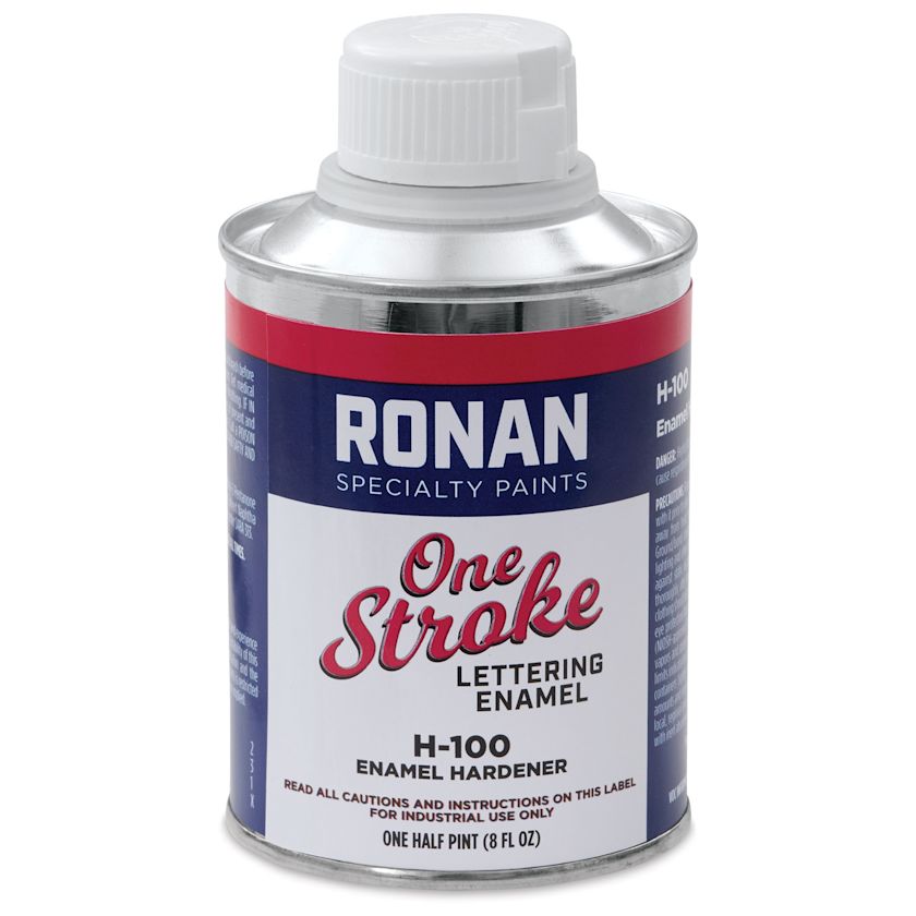 Ronan One Stroke Lettering Enamel Additive Enamel Hardener, Half Pint