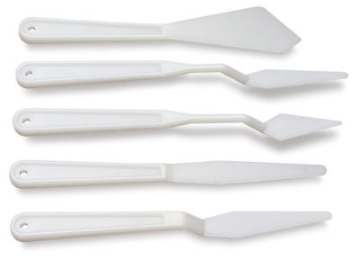 Richeson Plastic Painting Knives- Set of 5