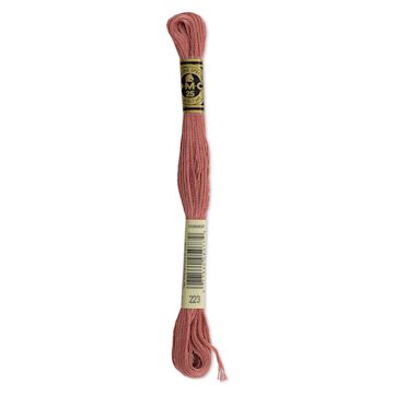 Open in modal - DMC Cotton Embroidery Floss - Light Shell Pink, 8-3/4 yards (Front of label)