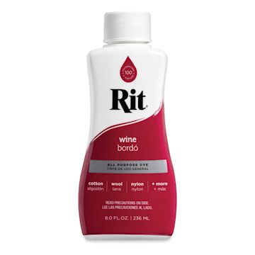 Open in modal - Rit All Purpose Liquid Dye - Wine, 8 oz
