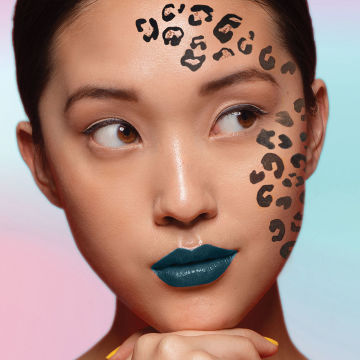 Stencil1 FX Makeup Stencils - Leopard Spots (Shown on model)
