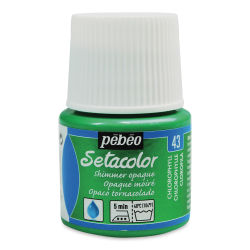 Pebeo Setacolor Fabric Paint - Chlorophyll, Shimmer, 45 ml bottle
