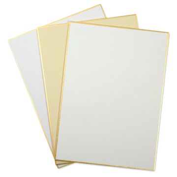 Open in modal - Yasutomo Japanese Shikishi Boards - Assorted, 5" x 7", Pkg of 3