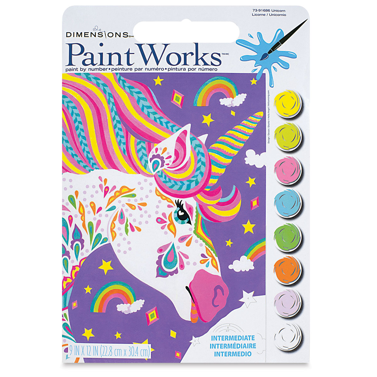 Unicorn Paint by Numbers Kit