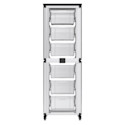 Luxor Modular Classroom Storage Cabinet - 2 Stacked, 6 Large Bins