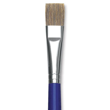 Blick Scholastic Ox Hair Brush - Bright, Long Handle, Size 16