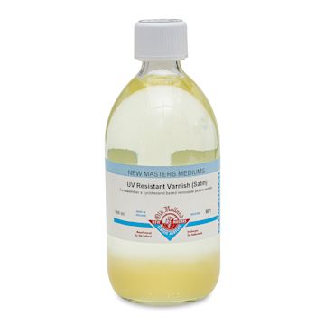 Open in modal - Old Holland New Masters UV Resistant Varnish - Satin, 500 ml jar