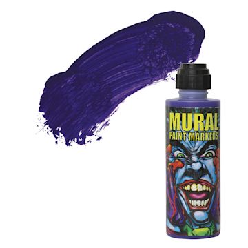 Open in modal - Chroma Mural Paint Marker - Purple Haze, 4 oz Can and swatch