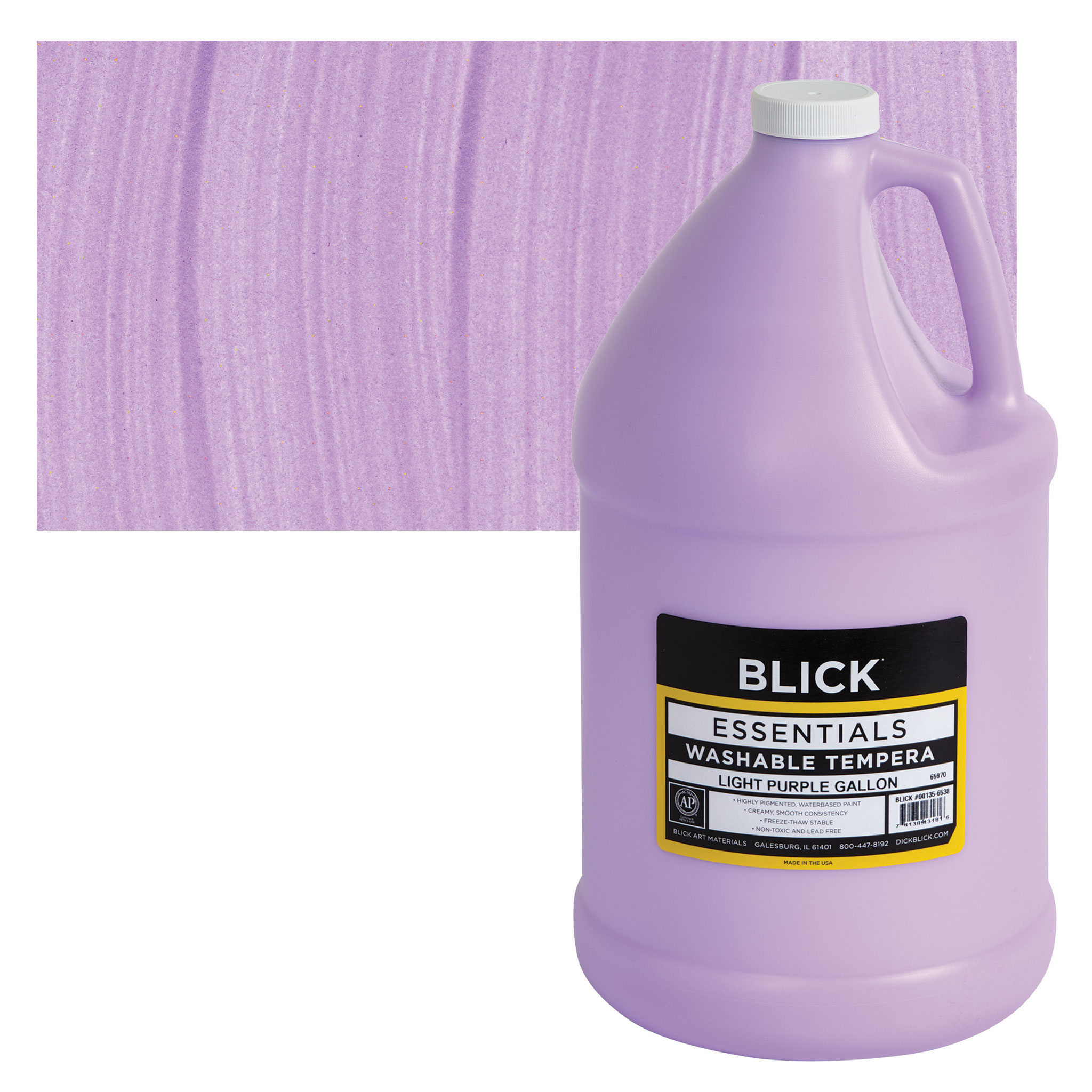 Blick Washable Tempera Paint Light Purple, Gallon BLICK Art Materials