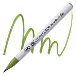 Kuretake Zig Clean Color Real Brush Pen - Evergreen