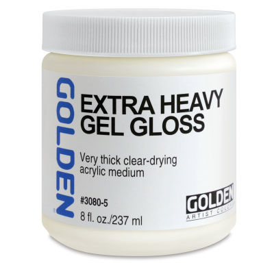 Golden Acrylic Medium Gloss - Extra Heavy Gel, 8 oz jar