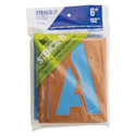 Oil Board Lettering Stencils - 6" Set