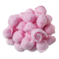 Creativity Street Jumbo Craft Fluffs - Pink, Package of 100