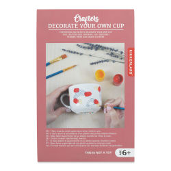 Kikkerland Crafters Decorate Your Own Cup Kit (Front of package)