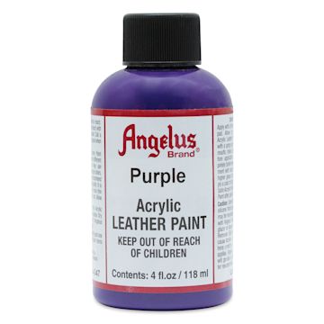 Open in modal - Angelus Acrylic Leather Paint - Purple, 4 oz