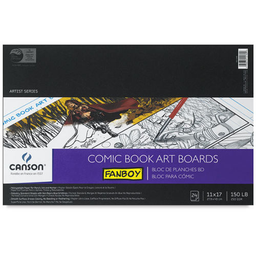 Canson Fanboy Comic Book Art Boards - 11 x 17, 24 Sheets