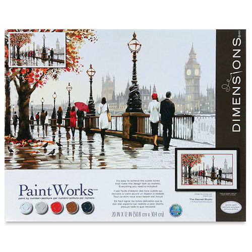 Paintworks Thames View 20 x 12 Paint by Number Kit
