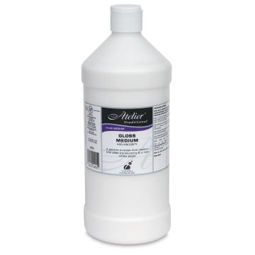 Chroma Atelier Traditional Mid-Viscosity Medium - Front of 946 ml Bottle of Gloss Medium