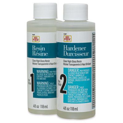  Plaid Mod Podge 2-Part Resin Kit - 8 oz (Resin and Hardener, Out of packaging)