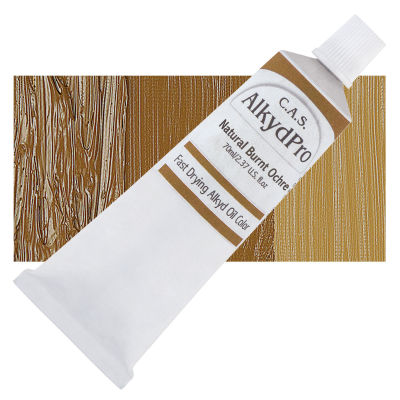 CAS AlkydPro Fast-Drying Alkyd Oil Color - Natural Burnt Ochre, 70 ml tube