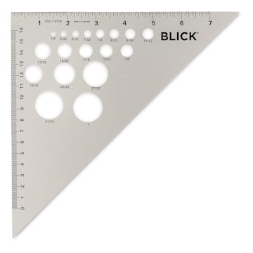 Open in modal - Blick Aluminum Triangles - 8", 45/90 - front