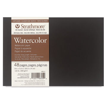 Strathmore Softcover 400 Series Watercolor Art Journal - 5-1/2" x 8", 140 lb, 24 Sheets