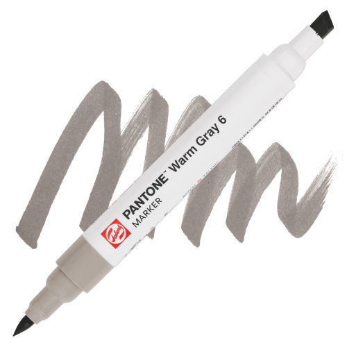 Pantone Dual Tip Marker - Warm Gray 6 